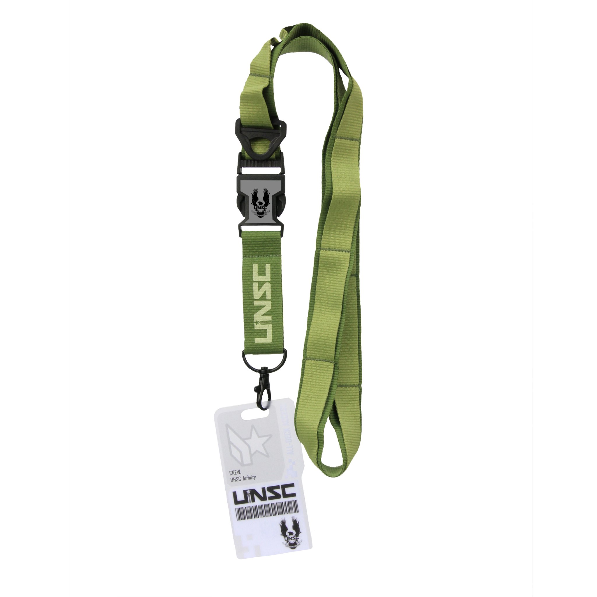 Halo UNSC Lanyard - Universal Gaming ID Badge Holder for Xbox, PC & Events - Perfect for Conventions, Work & School