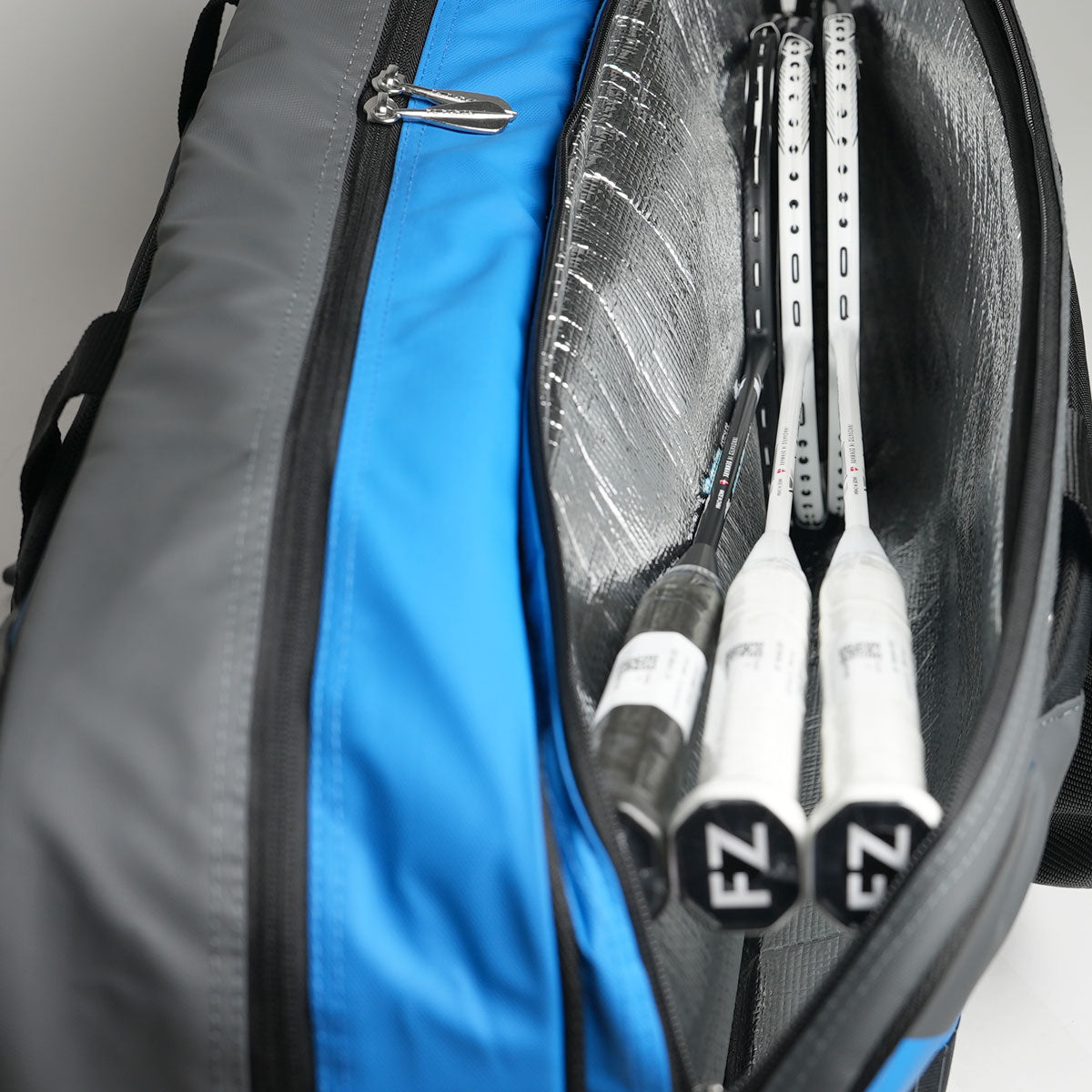 Forza Tour Line Square Racquet Bag - Premium Tennis Equipment for Players | Electric Blue | Perfect for Tennis Matches, Training & Travel Storage
