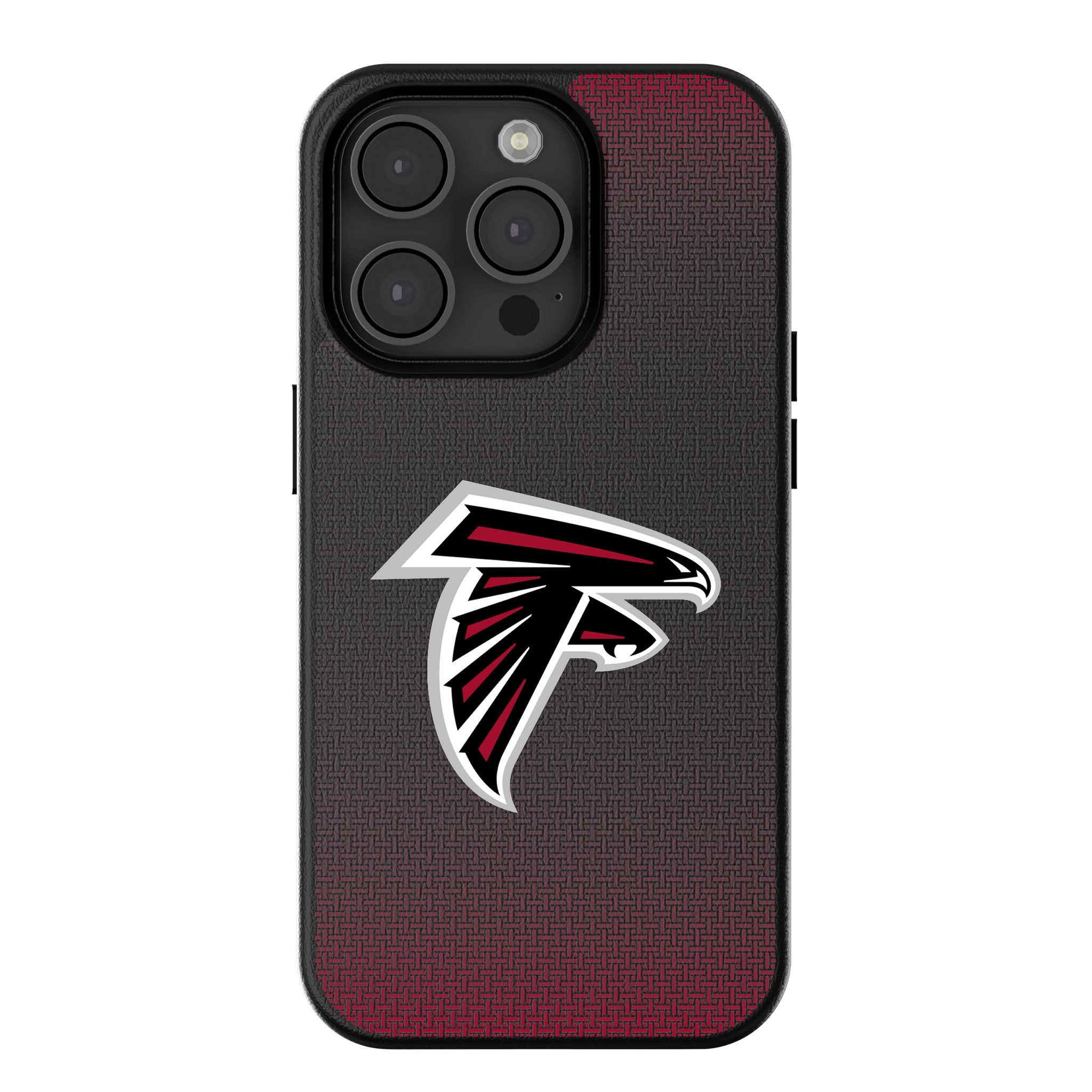 Atlanta Falcons MagSafe Compatible Phone Case for iPhone 15/14/13/12 Pro Max - Premium Linen Texture Protective Cover for Apple iPhone | Perfect for Game Day & Falcons Fans