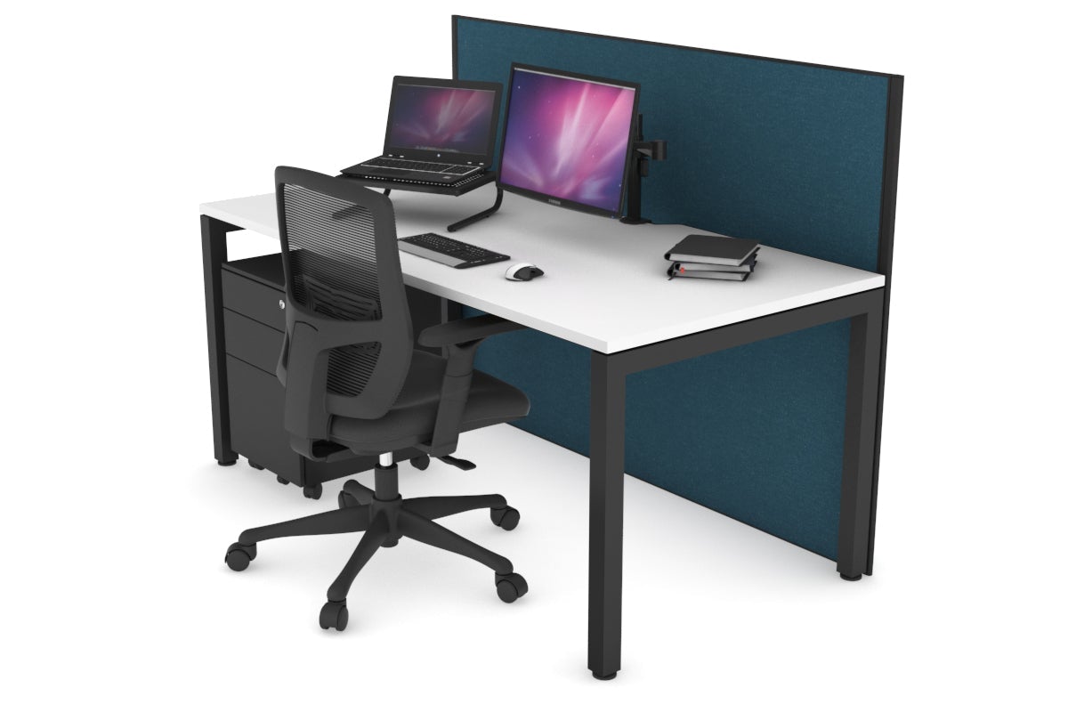 Horizon Quadro Square Legs Office Desk - 63