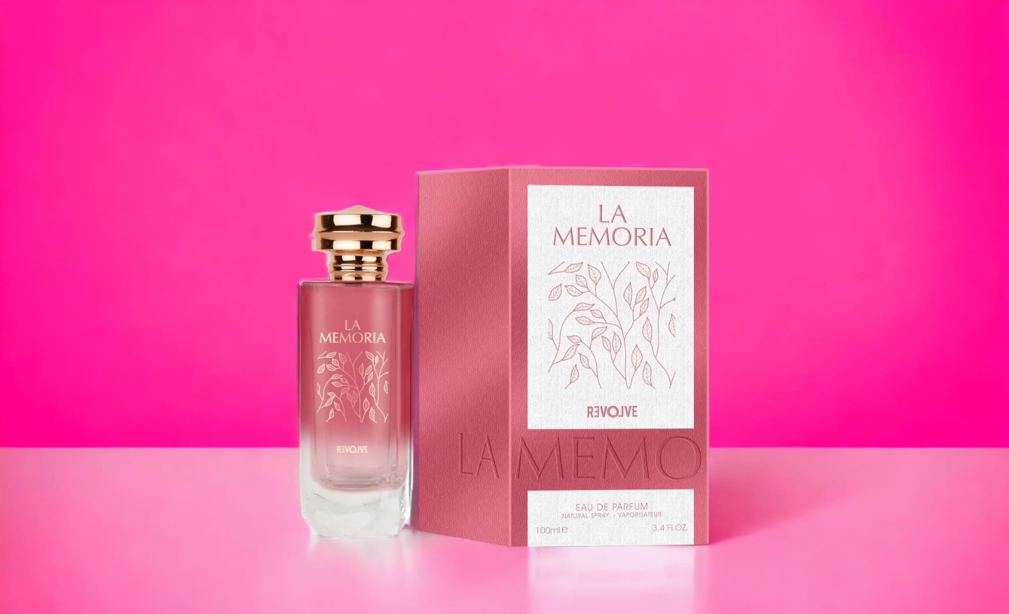 REVOLVE LA MEMORIA Eau De Parfum - 100ml Luxury Long Lasting Perfume for Women, UAE Made Fragrance | Perfect for Date Night, Office & Special Occasions