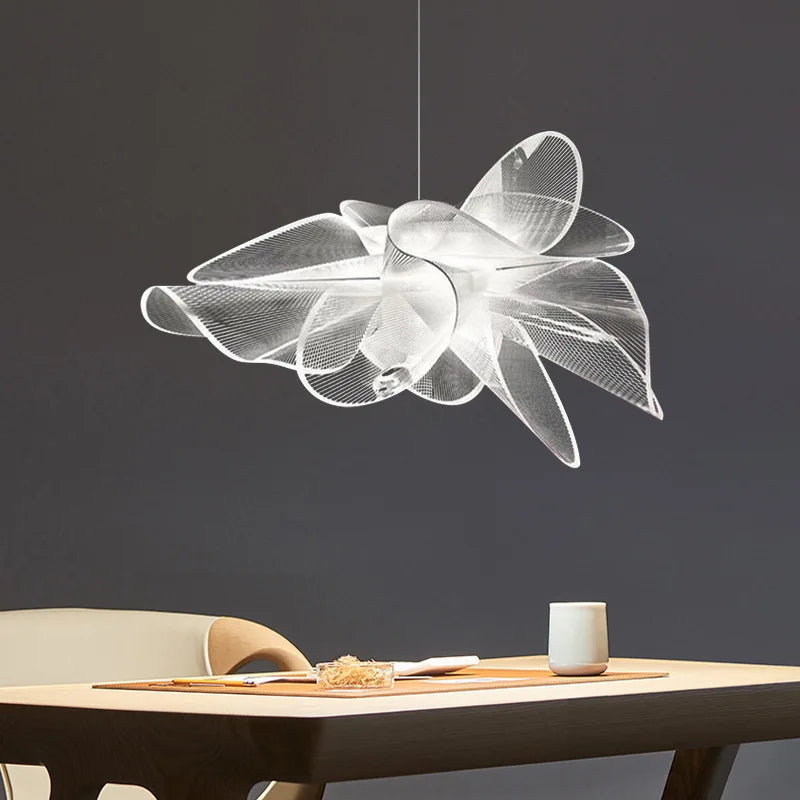 Olie Modern LED Chandelier - Elegant Crystal Ceiling Light Fixture for Dining Room, Living Room & Bedroom | Energy Saving Dimmable Pendant Lighting for Home Decor