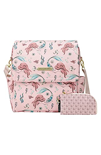 Petunia Pickle Bottom Boxy Backpack - Premium Diaper Bag Backpack for Parents | Stylish & Spacious Baby Bag for Moms On The Go | Waterproof & Organized Nursery Essentials Carrier | Perfect for Travel, Daycare & Family Outings | Little Mermaid Design