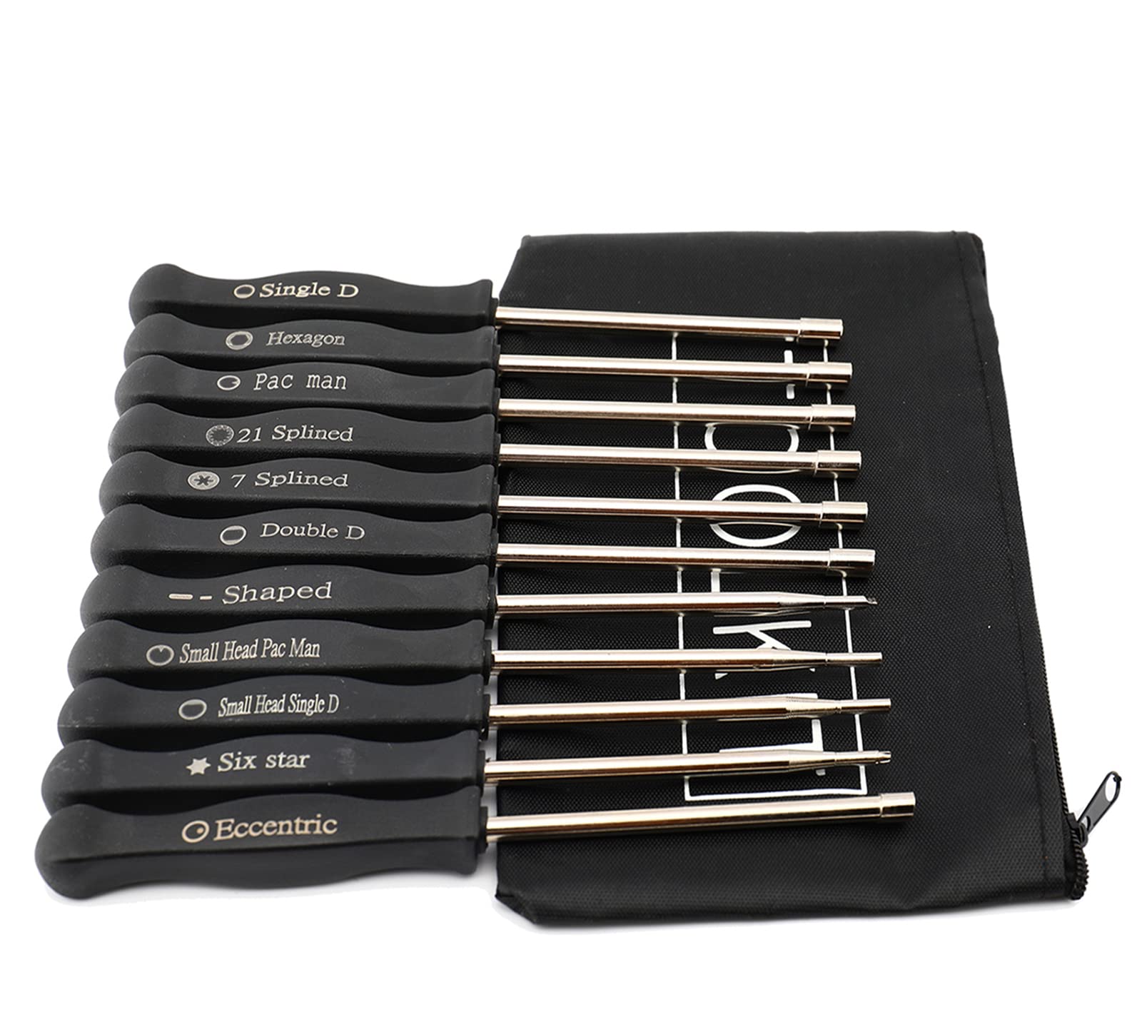 10-Piece Carburetor Adjustment Tool Kit for 2-Cycle Engines - Carb Tune Up Tool for Lawn Mowers, String Trimmers & Small Engines - Essential for DIY Maintenance and Engine Performance Optimization