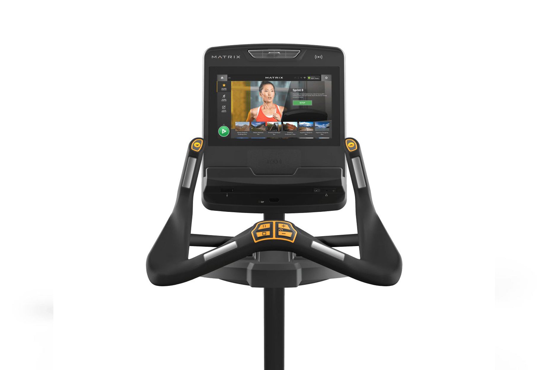Matrix Performance Upright Exercise Bike for Home Gym - Indoor Cycling Bike with Adjustable Resistance & LCD Display - Perfect for Cardio Workouts, Weight Loss & Fitness Training