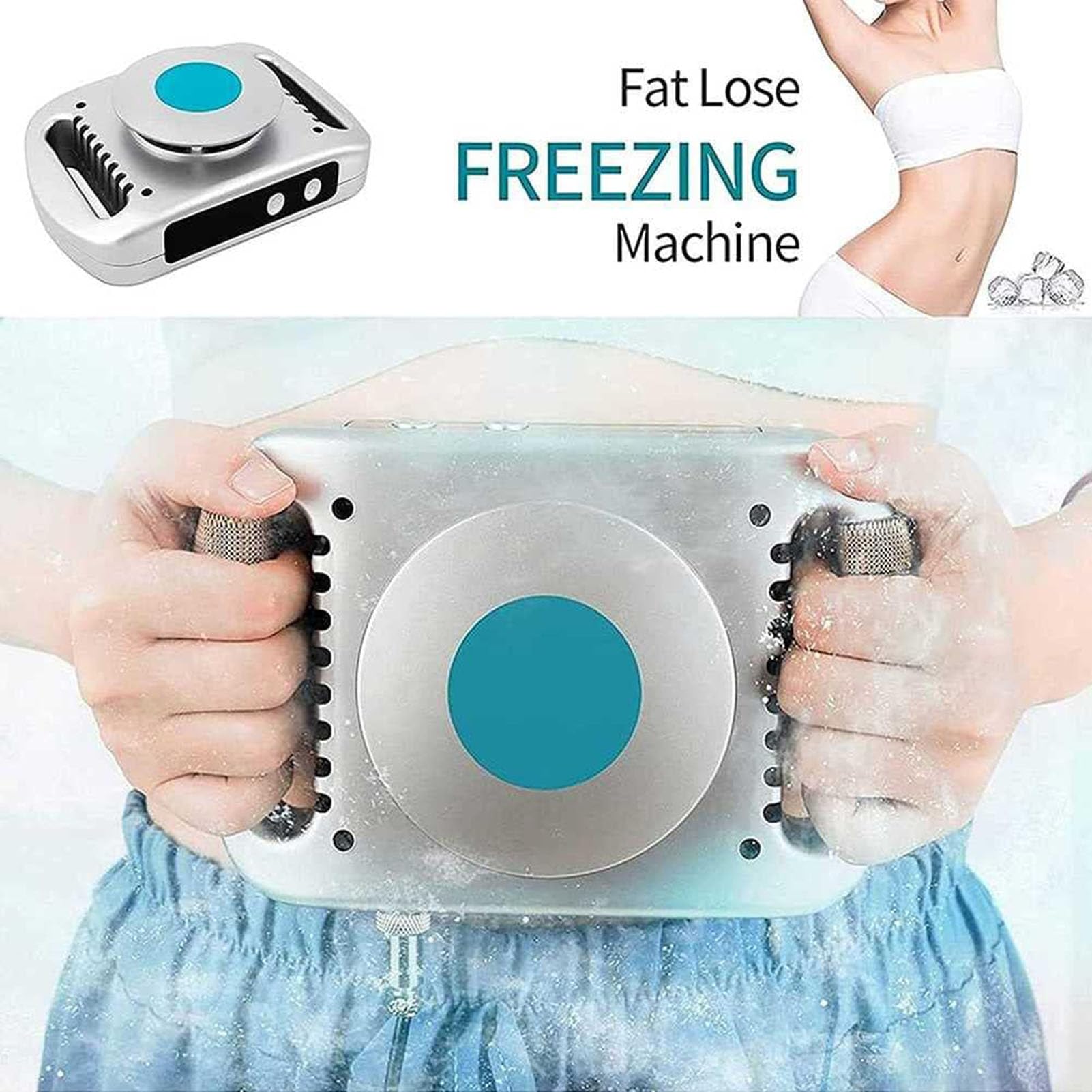 Vanenferse Portable Fat Freezing Machine for Cryolipolysis - Non-Invasive Fat Burner & Body Shaping Device for Belly, Arms, Thighs, Calves & Hips - At-Home Slimming & Beauty Treatment for Weight Loss & Body Contouring