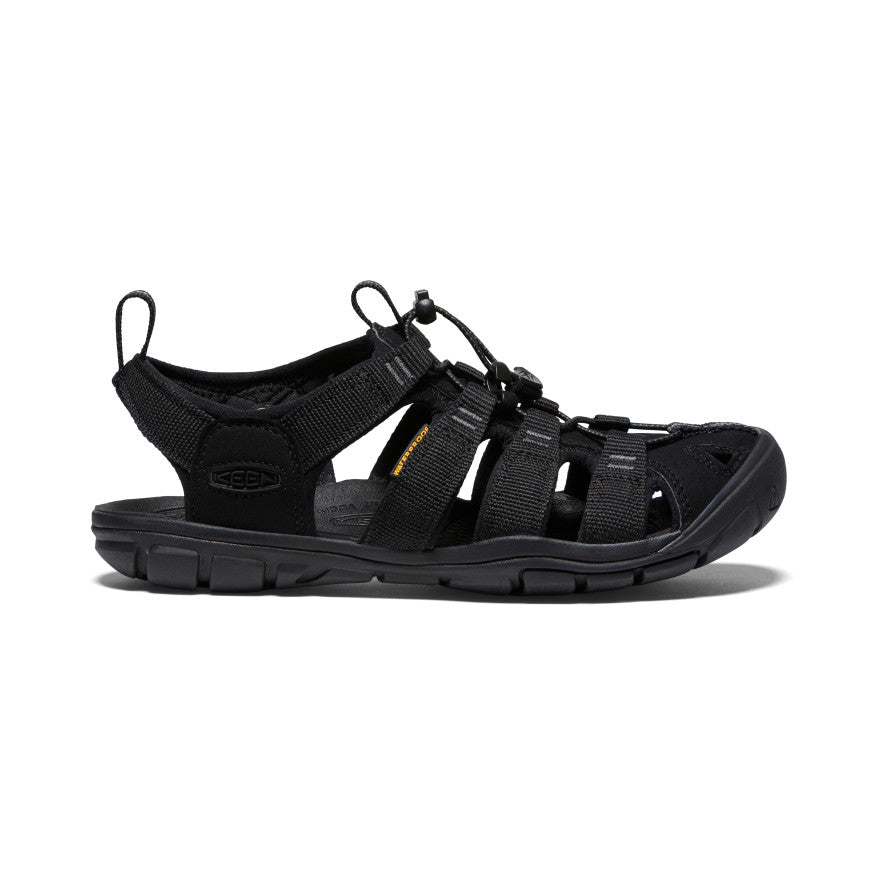 Women's Clearwater CNX Comfortable Sandals - Black/Black | Lightweight & Supportive for Walking, Travel & Outdoor Adventures