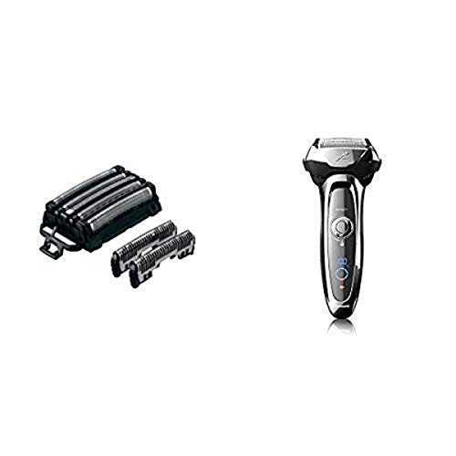 Panasonic Arc5 Electric Razor for Men - Premium Shaving Kit with Replacement Outer Foil & Inner Blades - Perfect for Travel, Home & Office Use