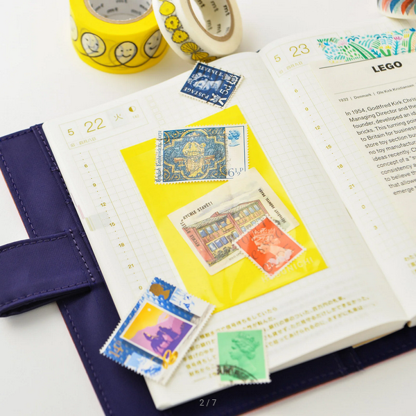 Hobonichi 2025 Planner Accessories - Pocket Card, Ticket & Postcard Size Add-Ons for Journaling, Scrapbooking & Travel Planning