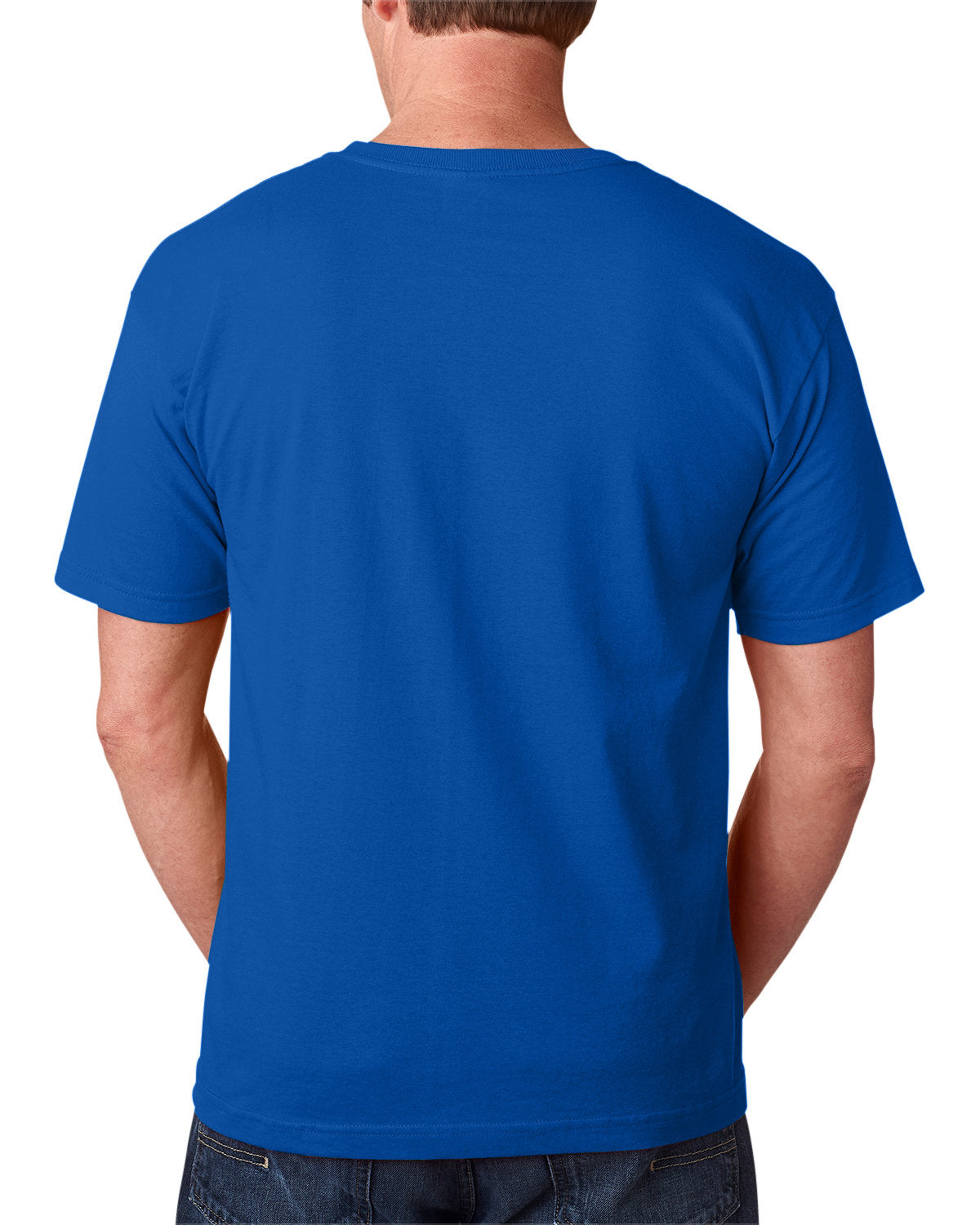 Bayside BA5040 Men's 100% Cotton T-Shirt - Soft 5.4 oz Crewneck Tee for Casual Wear, Gym & Everyday Comfort