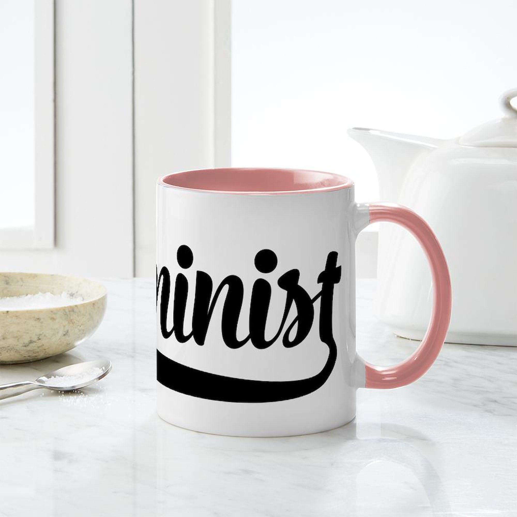 Feminist Mugs 11 oz (325 ml) Ceramic Coffee Cup - Perfect for Office, Home & Gifts | Empowering Women's Rights Design