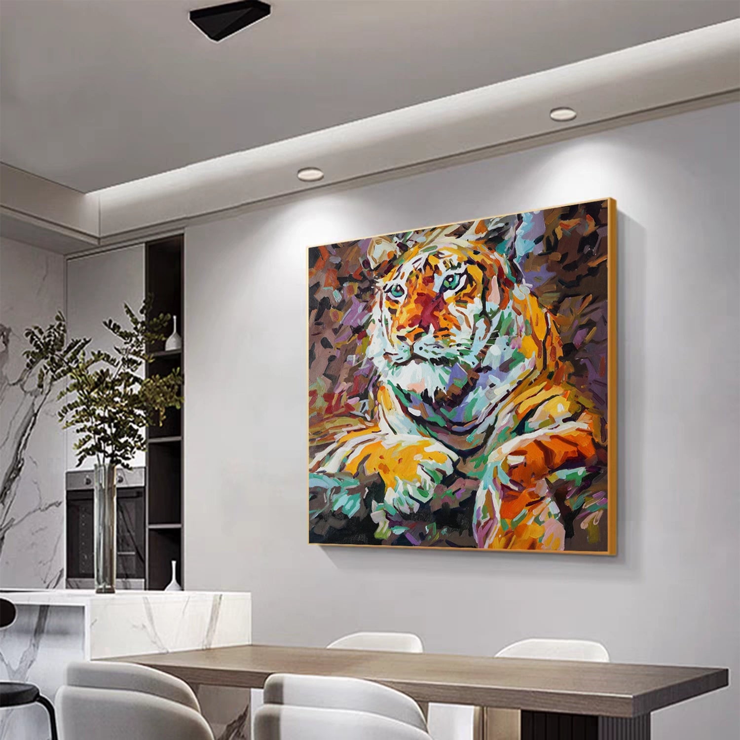Animal Art Painting #AP131 - Handmade Canvas Wall Decor for Living Room, Bedroom & Office