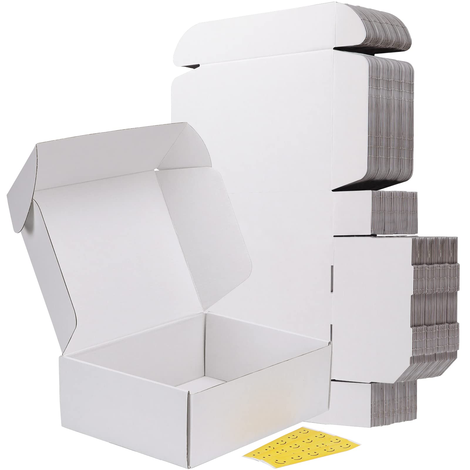 RLAVBL 12x9x4 Inches White Corrugated Cardboard Shipping Boxes - Set of 20 Small Business Mailer Boxes | Perfect for Ecommerce, Retail Packaging & Product Shipments
