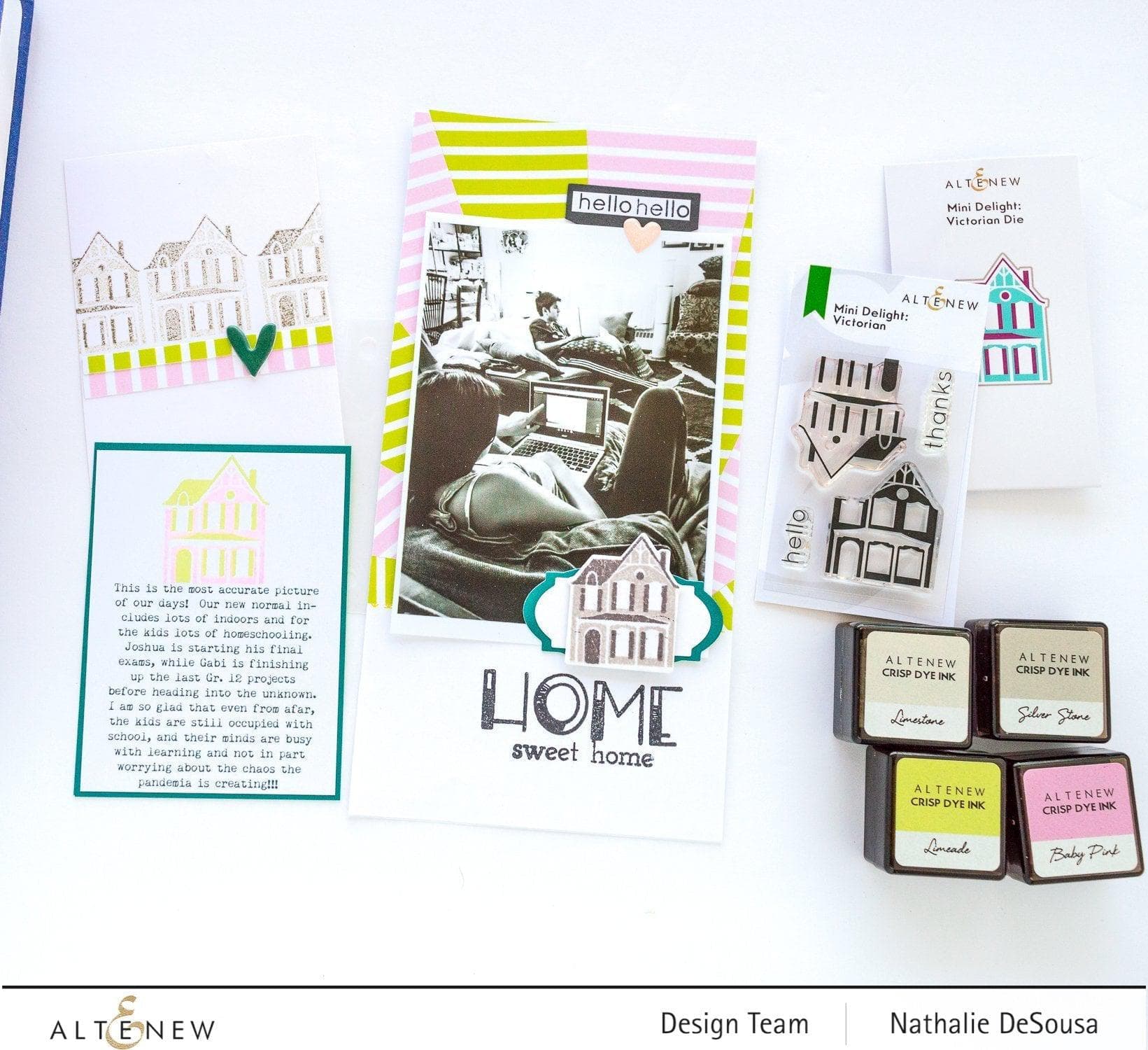 Victorian Stamp & Die Set for Card Making - Mini Delight Scrapbooking Supplies for DIY Greeting Cards, Invitations & Paper Crafts