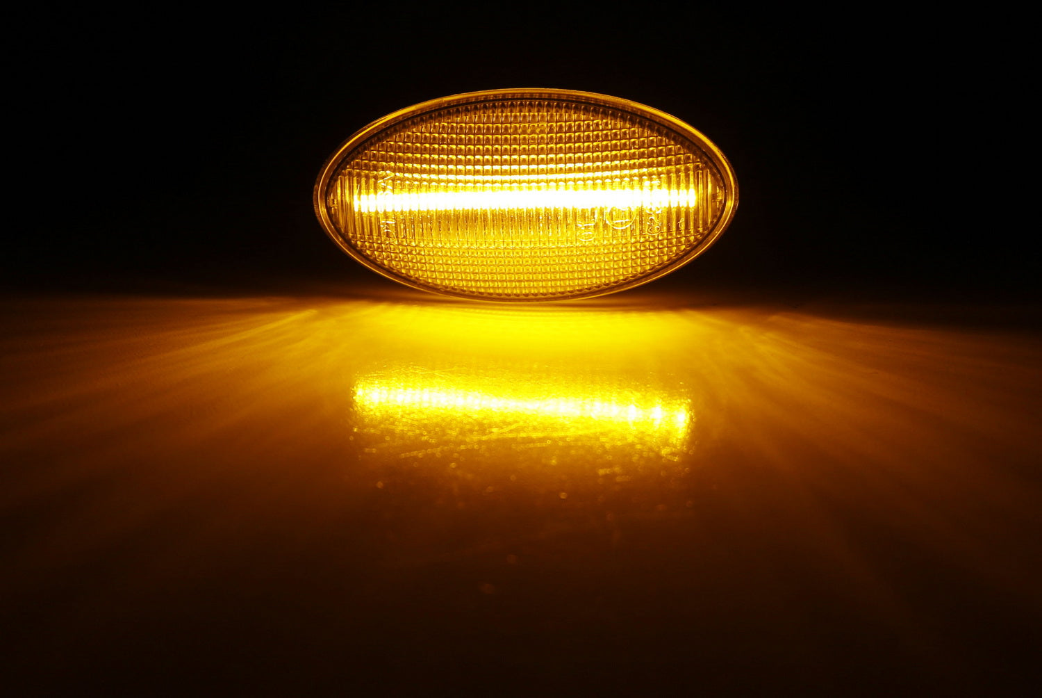 Clear Sequential Amber LED Side Marker Light for 2004-2011 Mazda3, 2006-2010 Mazda5 - Durable Replacement for Enhanced Visibility & Safety at Night Driving