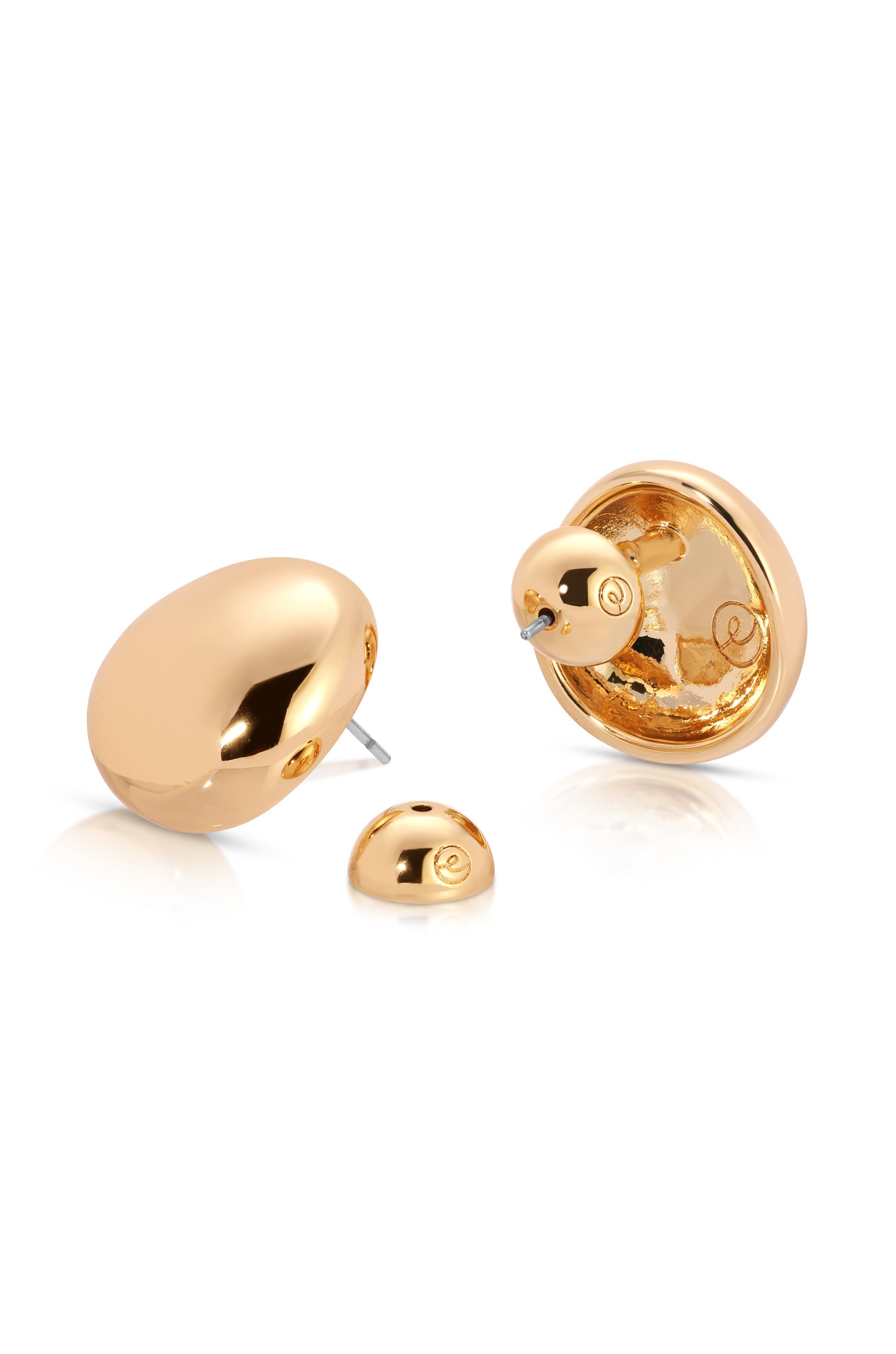 Polished Pebble Stud Earrings for Women - Natural Stone Dainty Jewelry - Perfect for Everyday Wear & Gift Giving