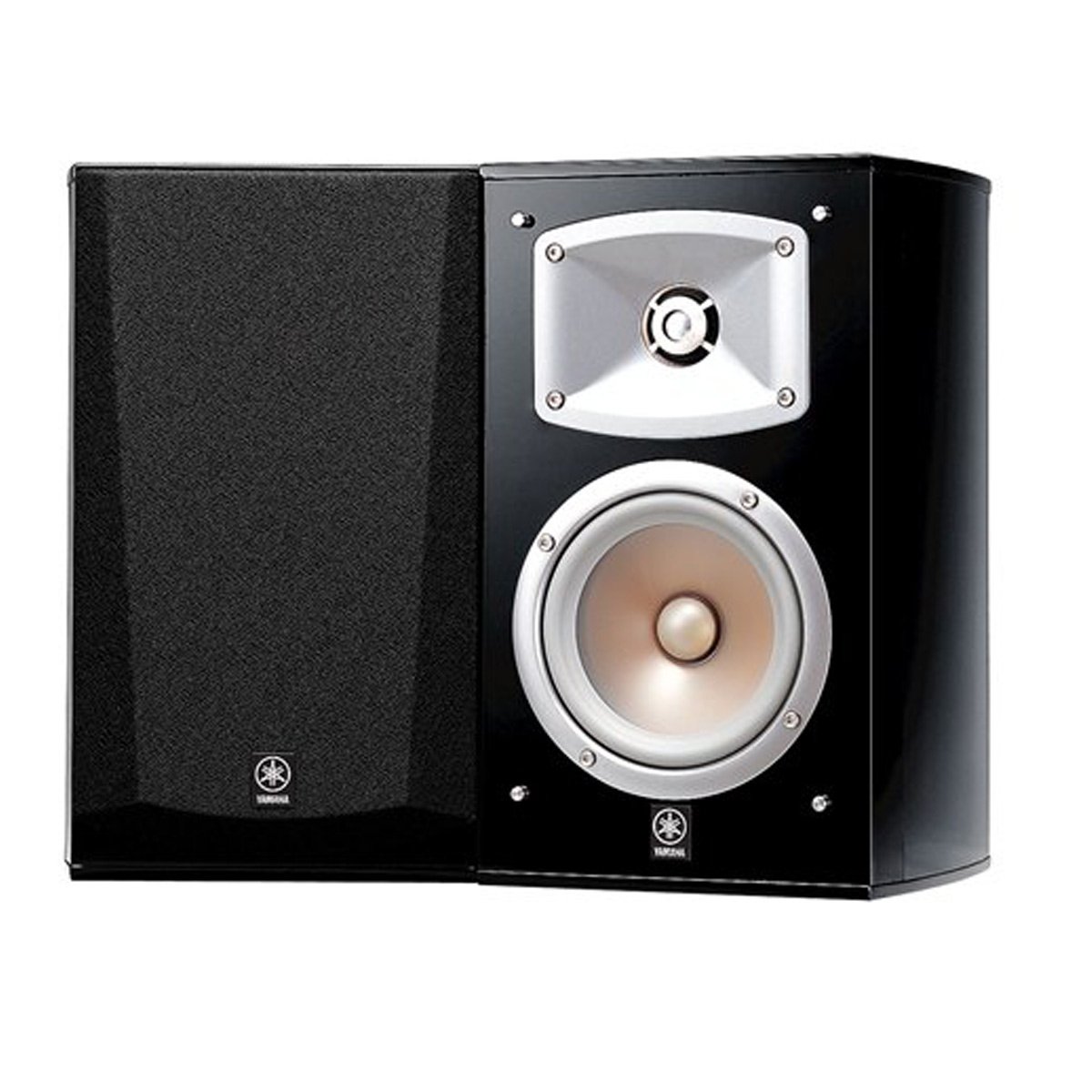 YAMAHA NS-333 2-Way Bass Reflex Bookshelf Speakers (Pair) - High-Fidelity Audio for Home Theater & Music Listening - Perfect for Living Rooms, Studios & Gaming Setups