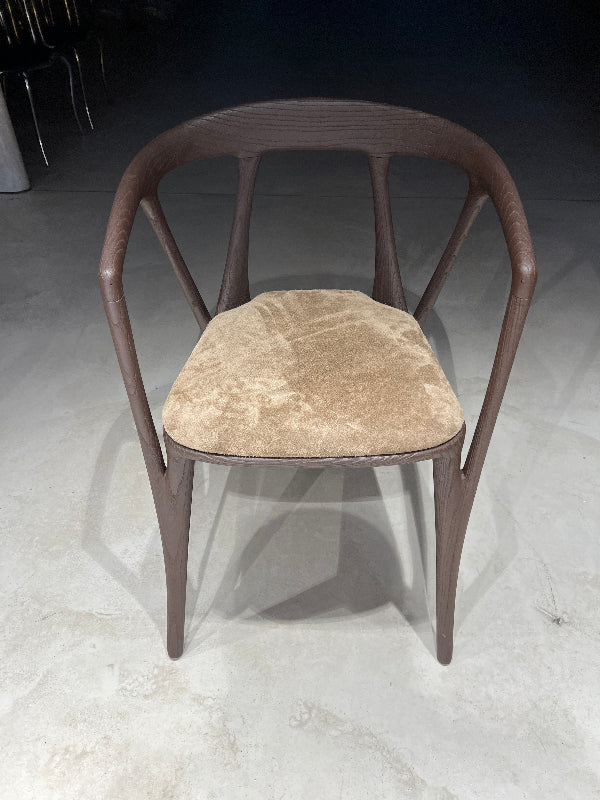Premium Solid Walnut Dining Chair - Italian Style Luxury Wooden Chair for Home, Restaurant & Office - Elegant & Durable Seating Solution