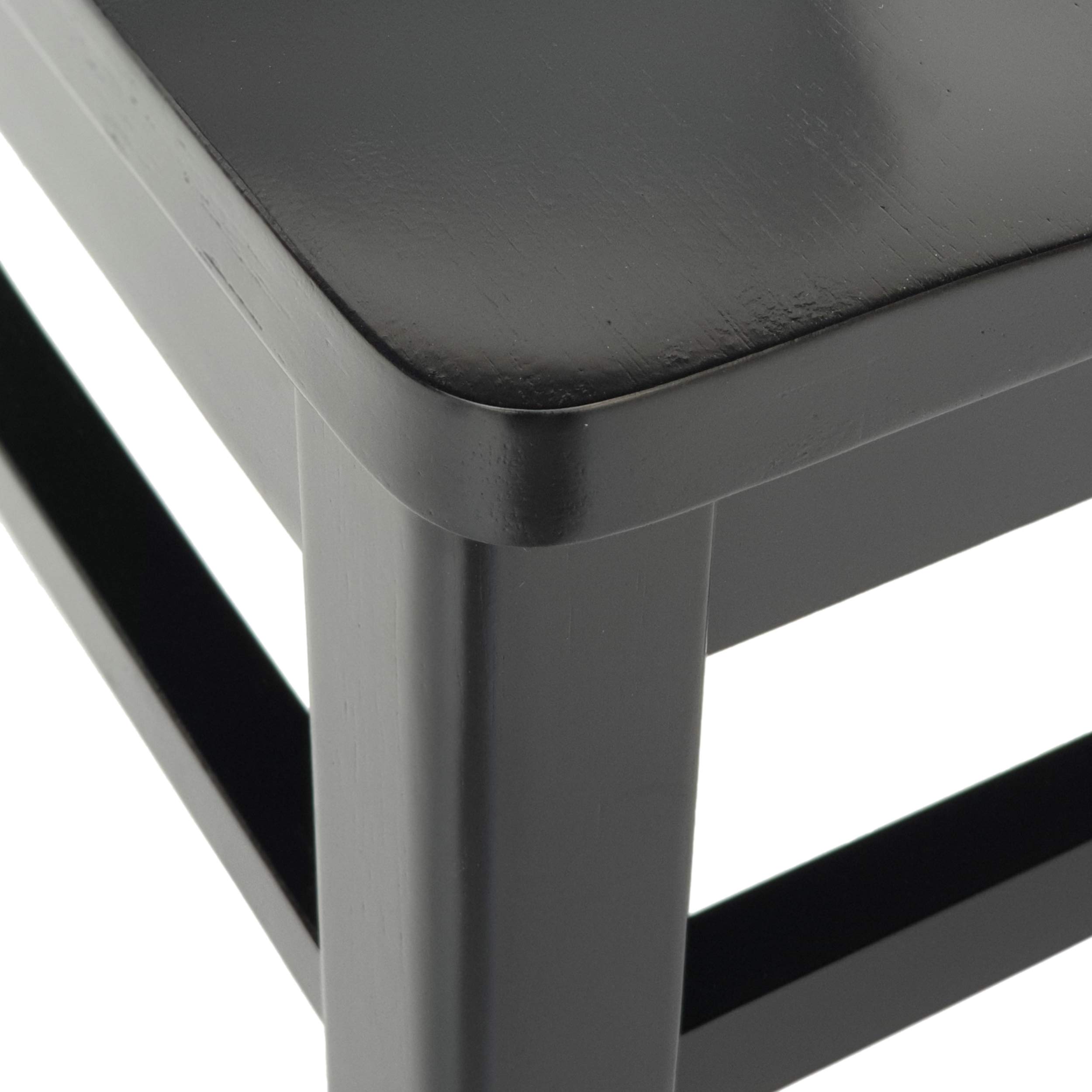 Christopher Knight Home Dining Chair - Matte Black Finish - Modern Kitchen & Dining Room Furniture for Home & Restaurant Use
