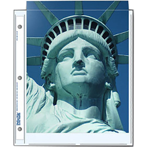 Archival Storage Pages for 8.5 x 11 Photos - 25 Pack of 2-Pocket Acid-Free Protector Sheets | Perfect for Photo Albums, Art Collections & Document Preservation