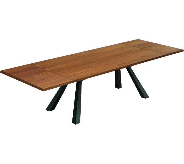 Midj Zeus Modern Dining Table - Solid Wood Kitchen Table for 6 - Elegant Home Dining Furniture for Family Gatherings & Dinner Parties