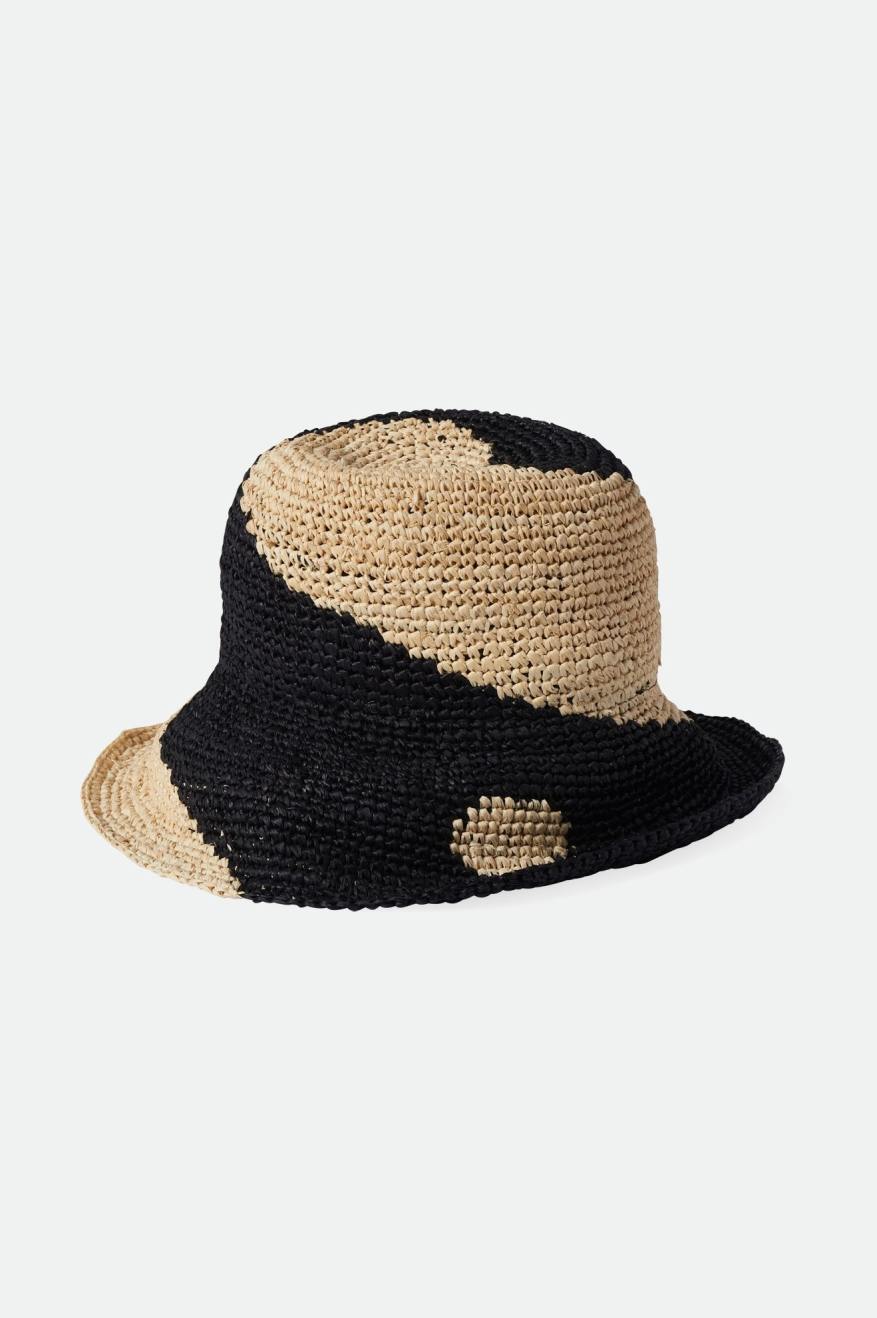 Redding Bucket Hat for Men & Women - Sun Protection Summer Outdoor Hats - Whitecap/Black - Perfect for Beach, Hiking, Fishing and Travel