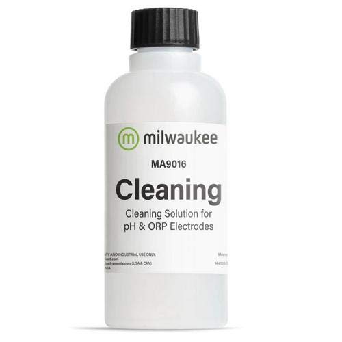 Milwaukee MA9016 Cleaning Solution 230ml (25-Pack) – Ideal for pH Meter Maintenance, Laboratory Equipment & Scientific Instrument Cleaning