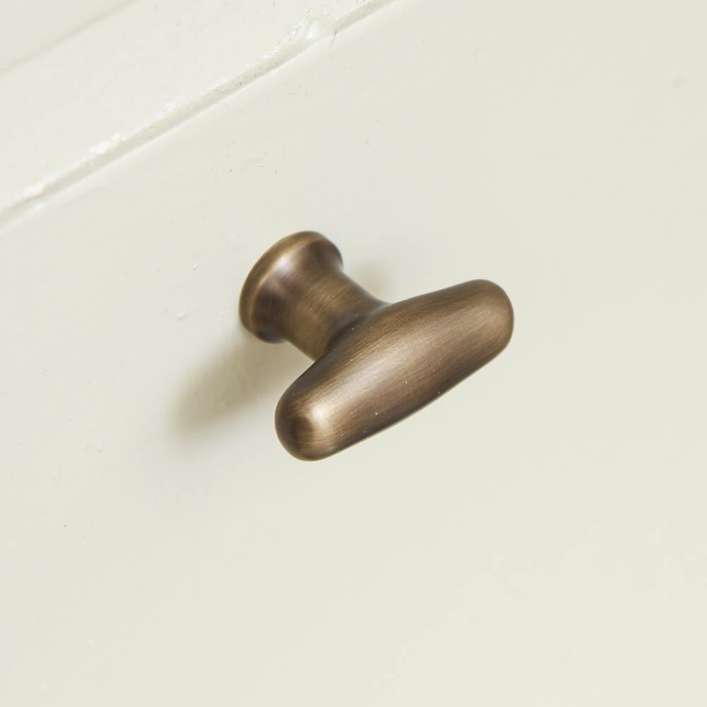 Vintage Antique Brass Cabinet Knobs - Elegant Drawer Pulls for Kitchen, Bathroom & Furniture (Set of 10) - Classic Hardware for Home Renovation & DIY Projects