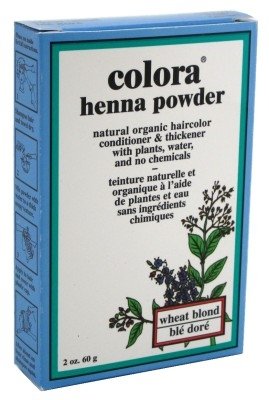 Colora Henna Powder Hair Color - Natural Wheat Blonde Shade, 2 Ounce (Pack of 2) | Chemical-Free Hair Dye for Gray Coverage & Conditioning | Perfect for At-Home Hair Coloring & DIY Beauty Treatments