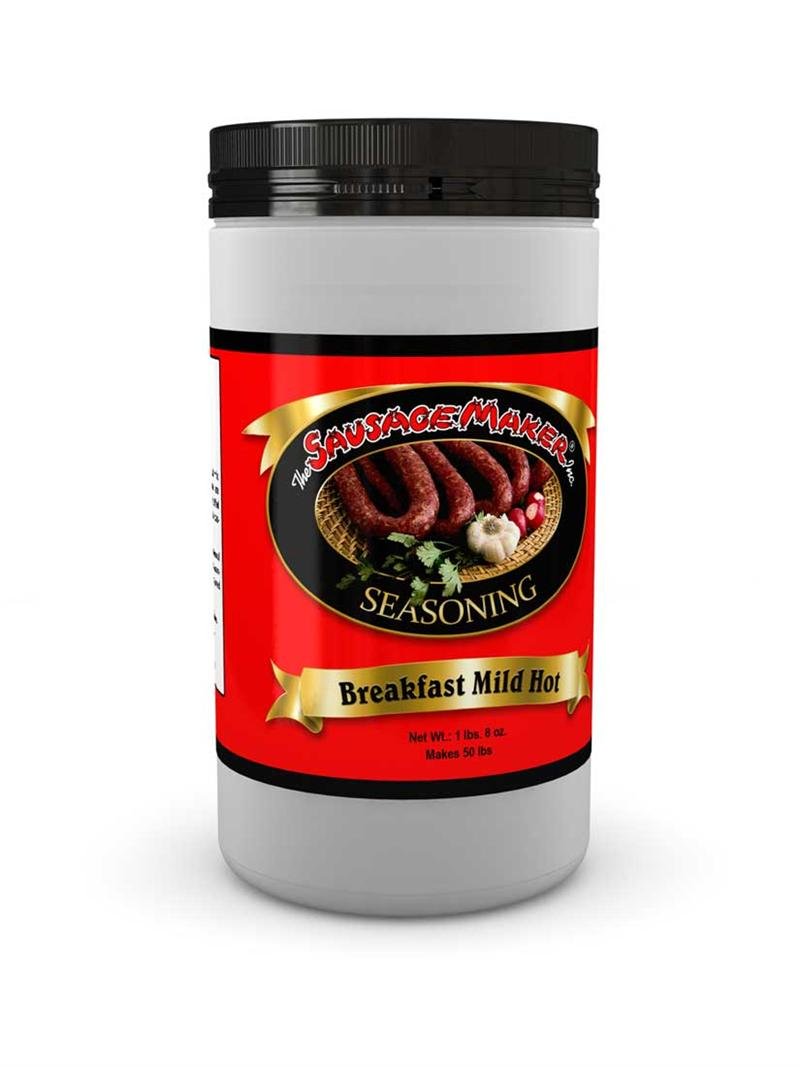 The Sausage Maker - Mild-Hot Breakfast Sausage Seasoning Mix, 1 lb. 8 oz. (24 oz) - Perfect for Homemade Sausages, Breakfast Dishes & Meal Prep