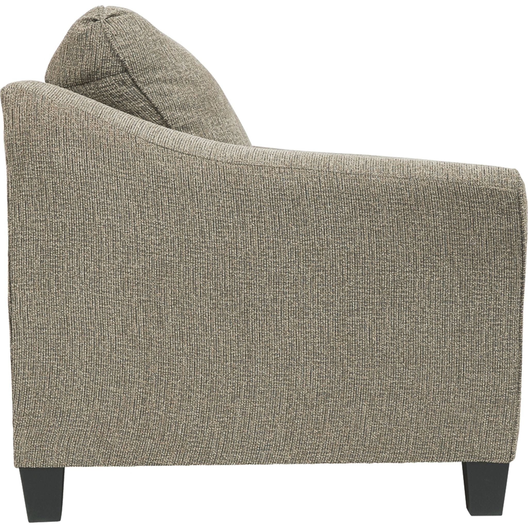 Barnesley Chair and a Half in Platinum - Comfortable Oversized Accent Chair for Living Room, Bedroom, or Reading Nook