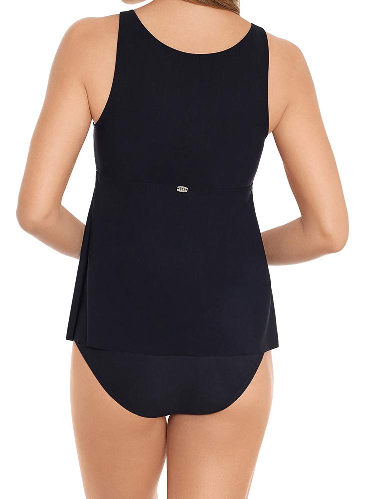 Women's Swimwear Northern Lights Nova Soft Cup Skirted Tankini Top - UV Protection Bathing Suit for Beach, Pool & Summer Vacations
