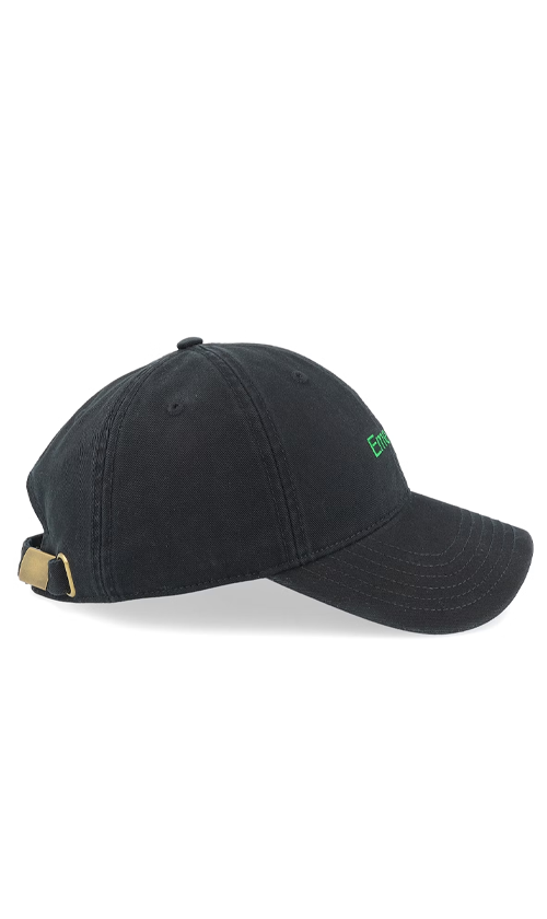 Emerica Pure Gold Dad Cap - Black & Green Adjustable Snapback Hat for Men - Perfect for Casual Wear, Street Style & Outdoor Activities