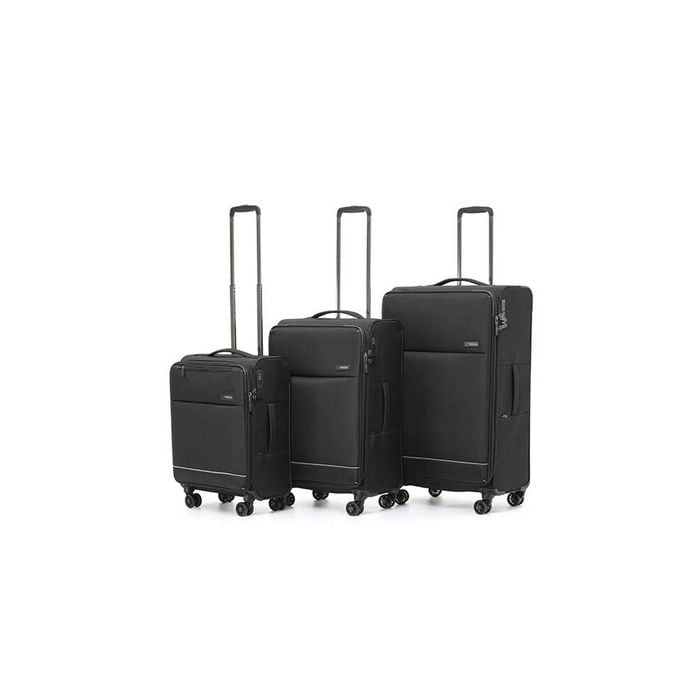 Tosca SO LITE AIR5055 3-Piece Lightweight Luggage Set - Black | Perfect for Travel, Business Trips & Vacation Packing