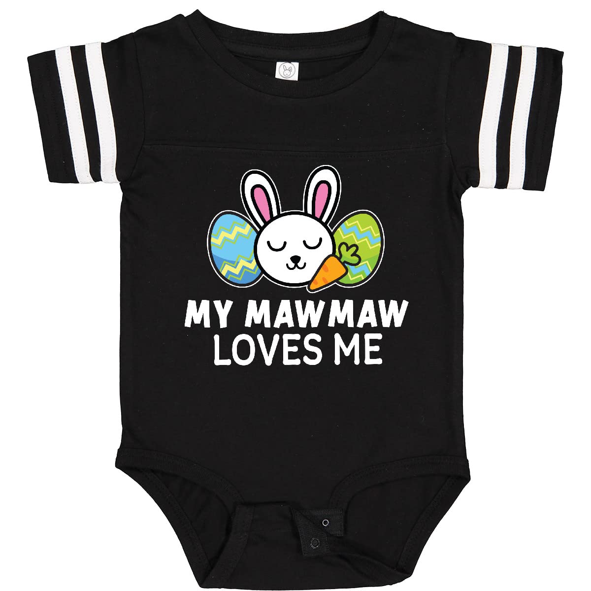 My Mawmaw Loves Me Bunny Easter Baby Bodysuit - Perfect for Easter Gifts