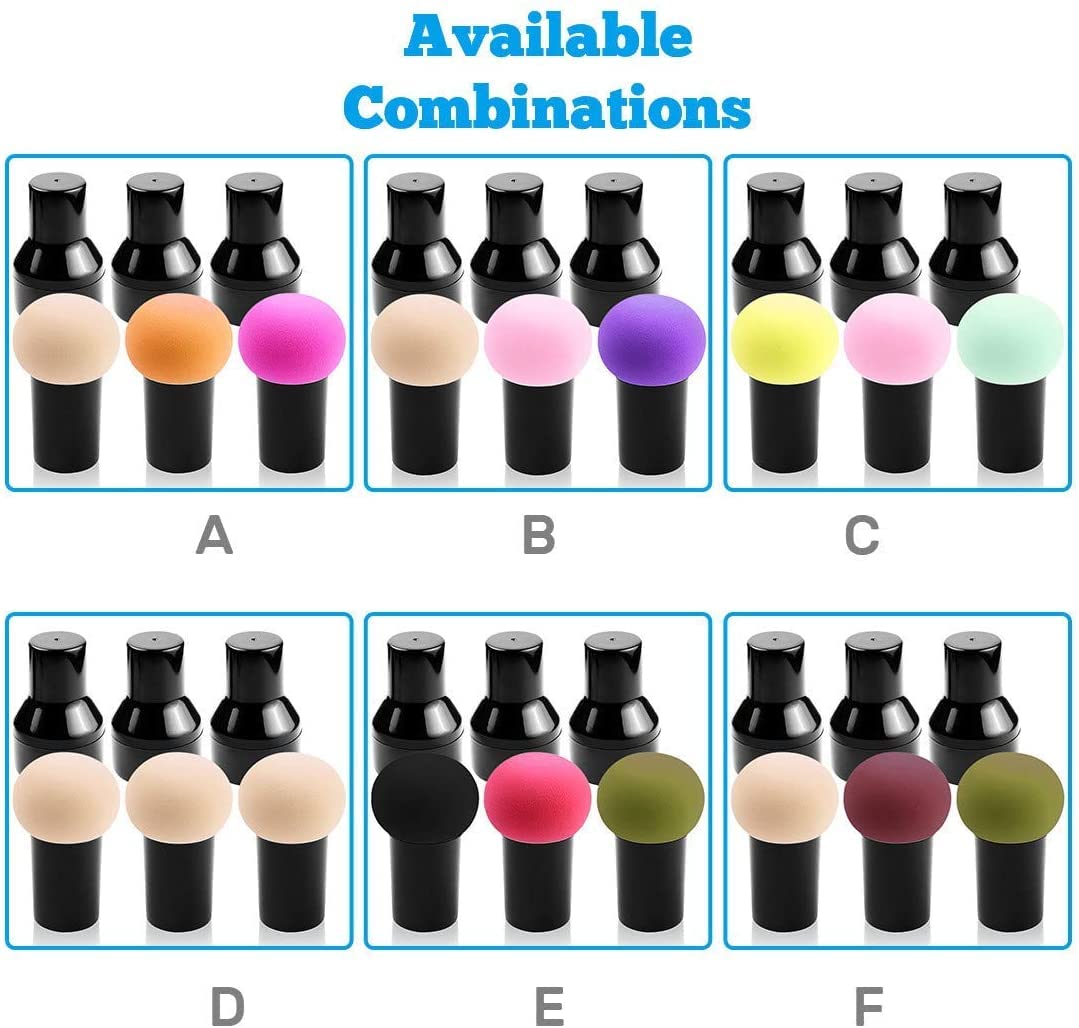 AVTY Beauty Blender Set - 3 Pack Premium Cosmetic Sponges for Flawless Makeup Application | Perfect for Foundation, Concealer & Powder Blending