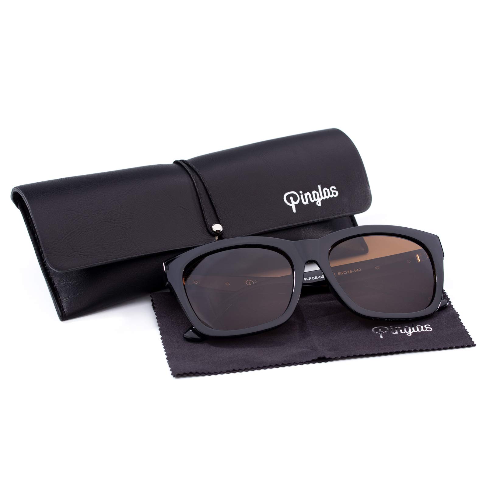 COLOSSEIN Classic Polarized Sunglasses for Men - Square Frame, Mirrored UV400 Lens - Perfect for Driving, Fishing & Outdoor Activities