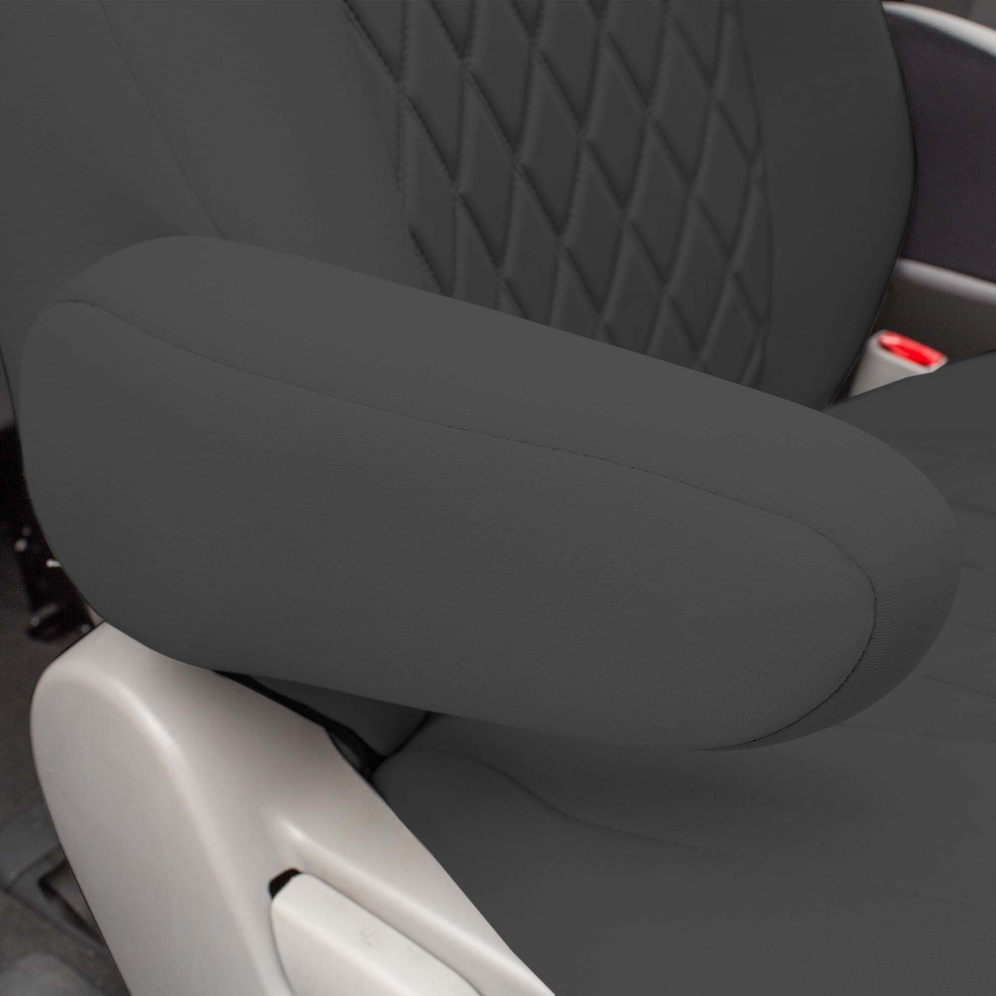 FH Group Custom Fit Neoprene Seat Covers for 2011-2020 Toyota Sienna | Waterproof Neosupreme Automotive Seat Protectors | Front Set Black | Perfect for Family Road Trips & Daily Commute