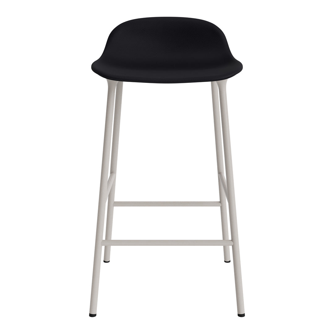 Modern Form Counter Stool with Sturdy Metal Legs & Comfortable Upholstered Seat - Perfect for Kitchen Islands, Breakfast Bars & Home Decor