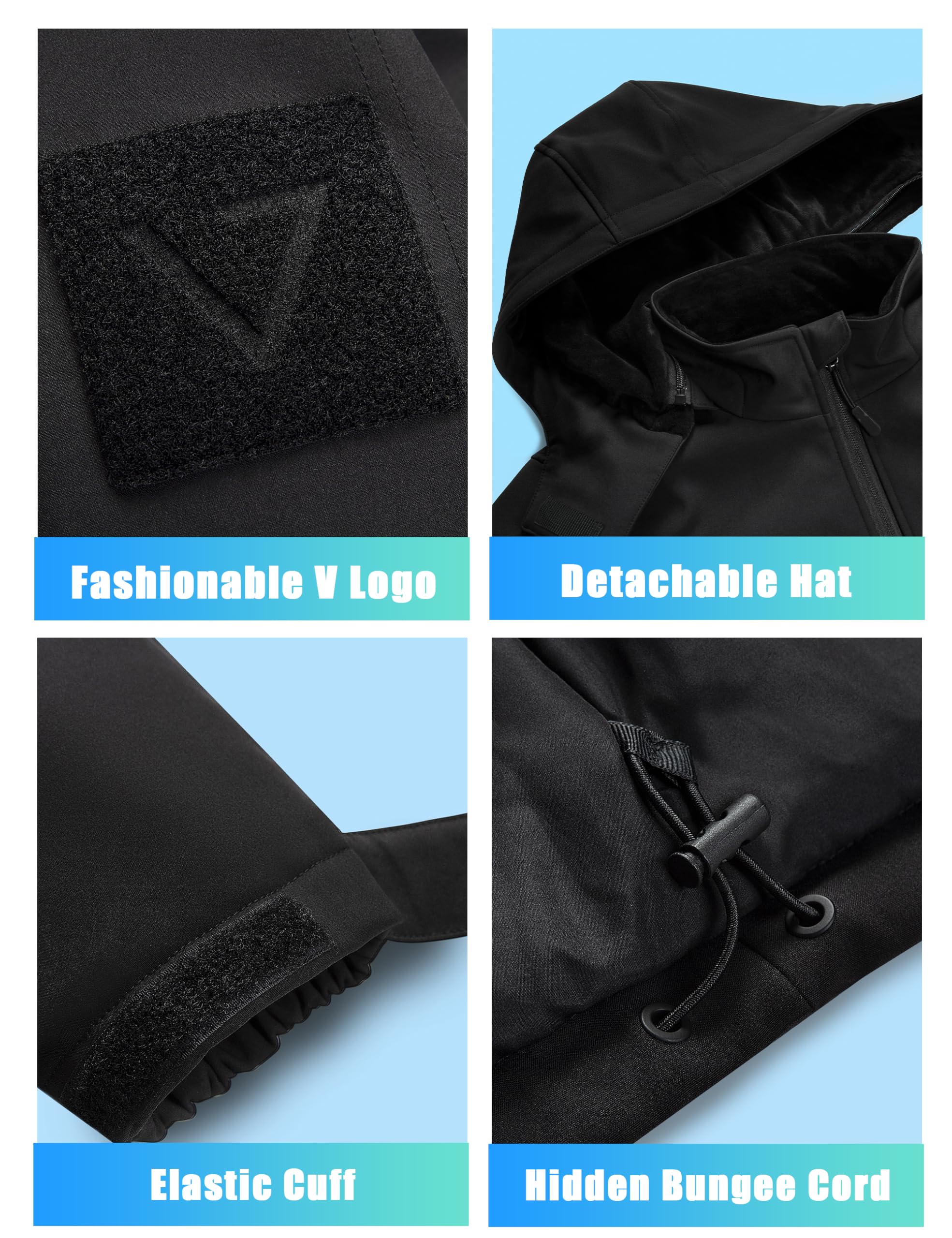 Rechargeable Heated Jacket for Men & Women - 10000mAh Battery Heated Coat with 3 Temperature Settings | Perfect for Winter Outdoor Activities, Camping, Hiking & Cold Weather Commutes