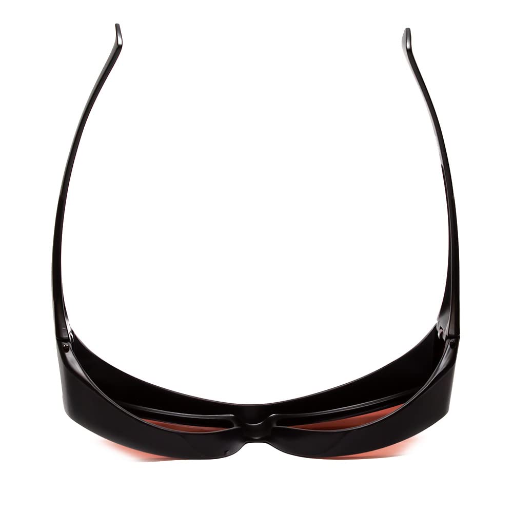 Calabria 7664 Night Driving Fitover Sunglasses for Men & Women - UV Protection, Durable Over-Prescription Glasses - Perfect for Night Driving, Outdoor Activities & Everyday Wear