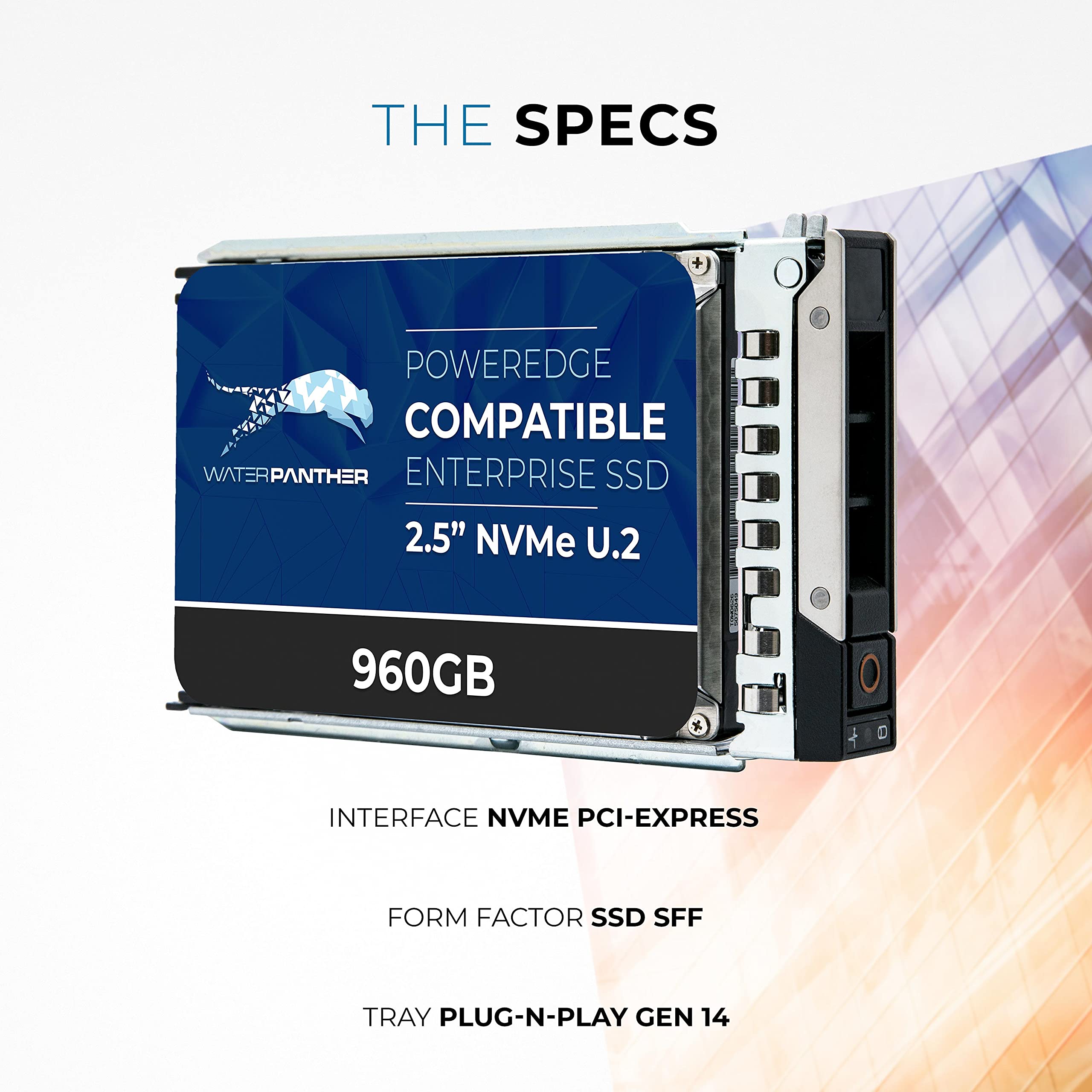 960GB 3D MLC PCIe 3.0 x4 NVMe U.2 2.5