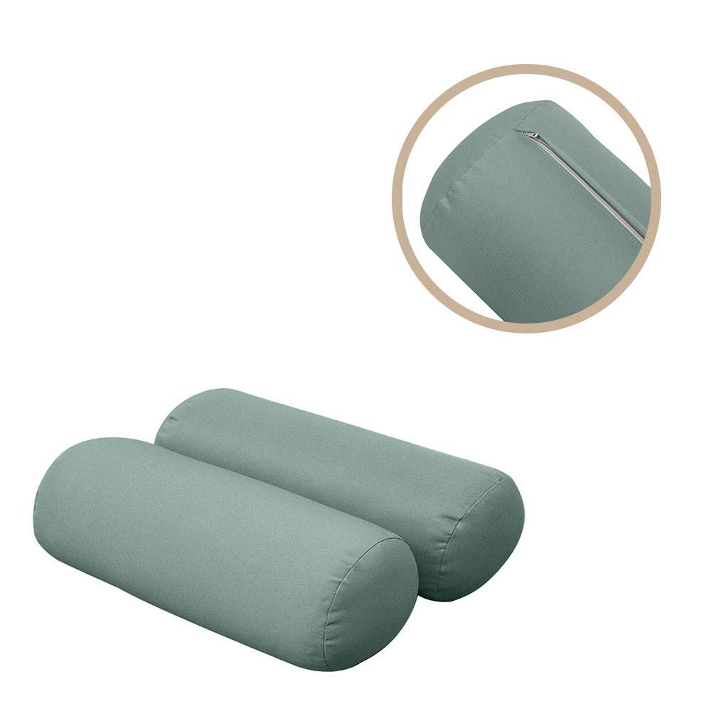 Premium 6-Piece Outdoor Daybed Cushion Set - Knife Edge Design, Crib Size, Includes Mattress & Bolster Pillows - Perfect for Patio, Poolside, and Garden Lounging