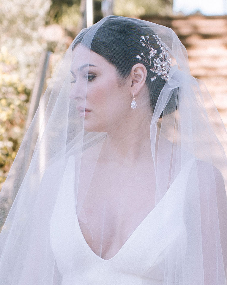 Elegant Crystal Vine Bridal Hair Comb - Best Seller Wedding Headpiece by Claire B by Kezani | Perfect for Brides, Prom, and Formal Events