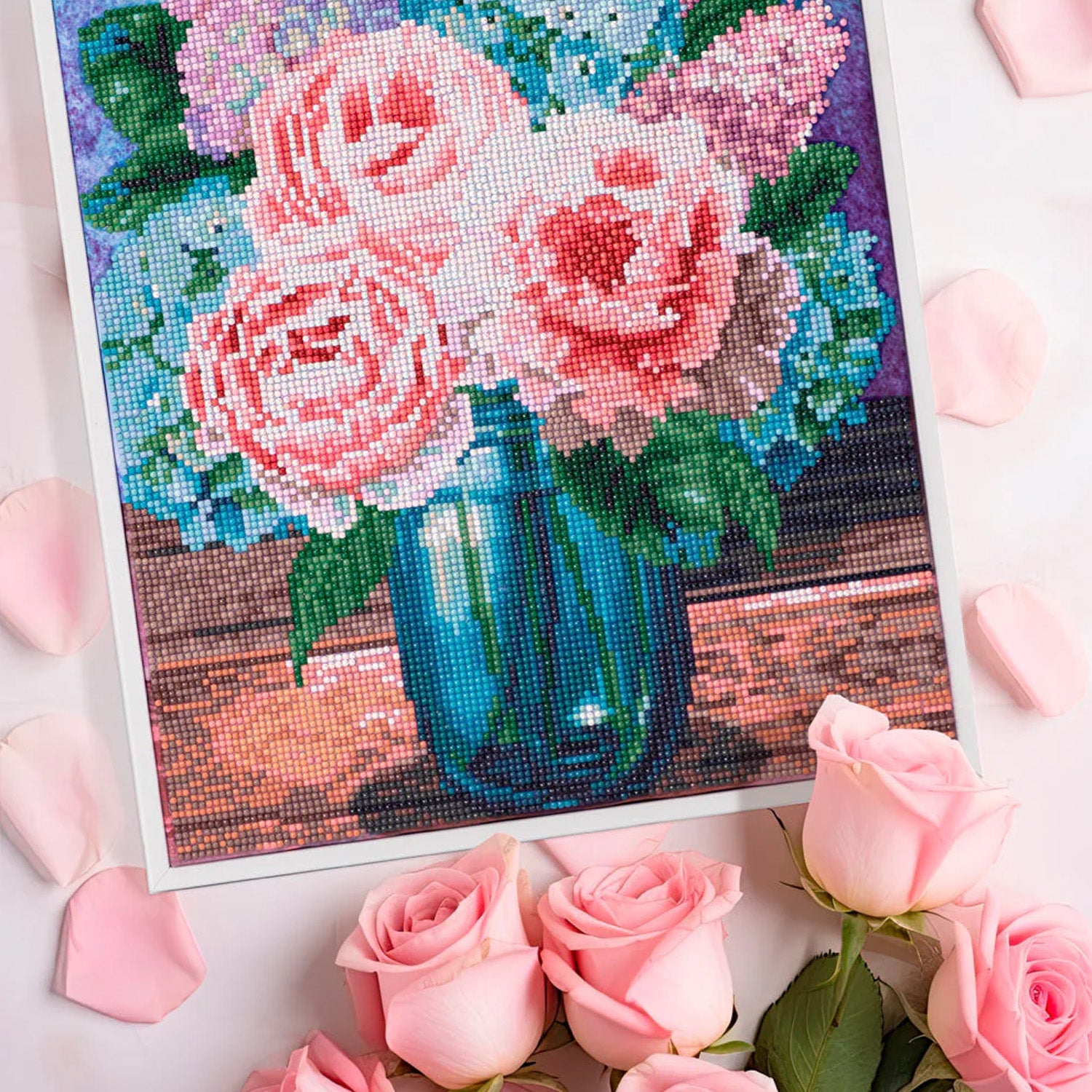 Diamond Dotz Pastel Bouquet DIY Craft Kit - 5D Diamond Painting for Adults & Teens - Home Decor, Wall Art, Relaxation & Stress Relief