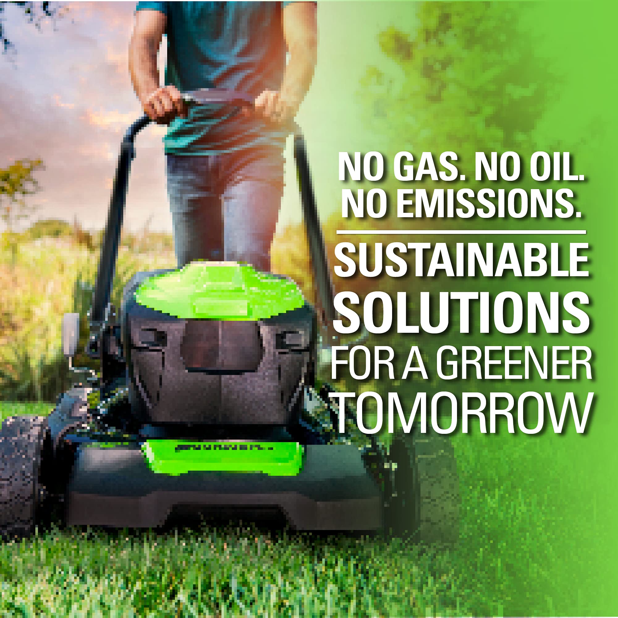 Greenworks 40V 8-Inch Cordless Polesaw with 2.0Ah Battery & Charger Included - Lightweight Tree Trimming Tool for Home Garden & Yard Maintenance (Model PS40B210)