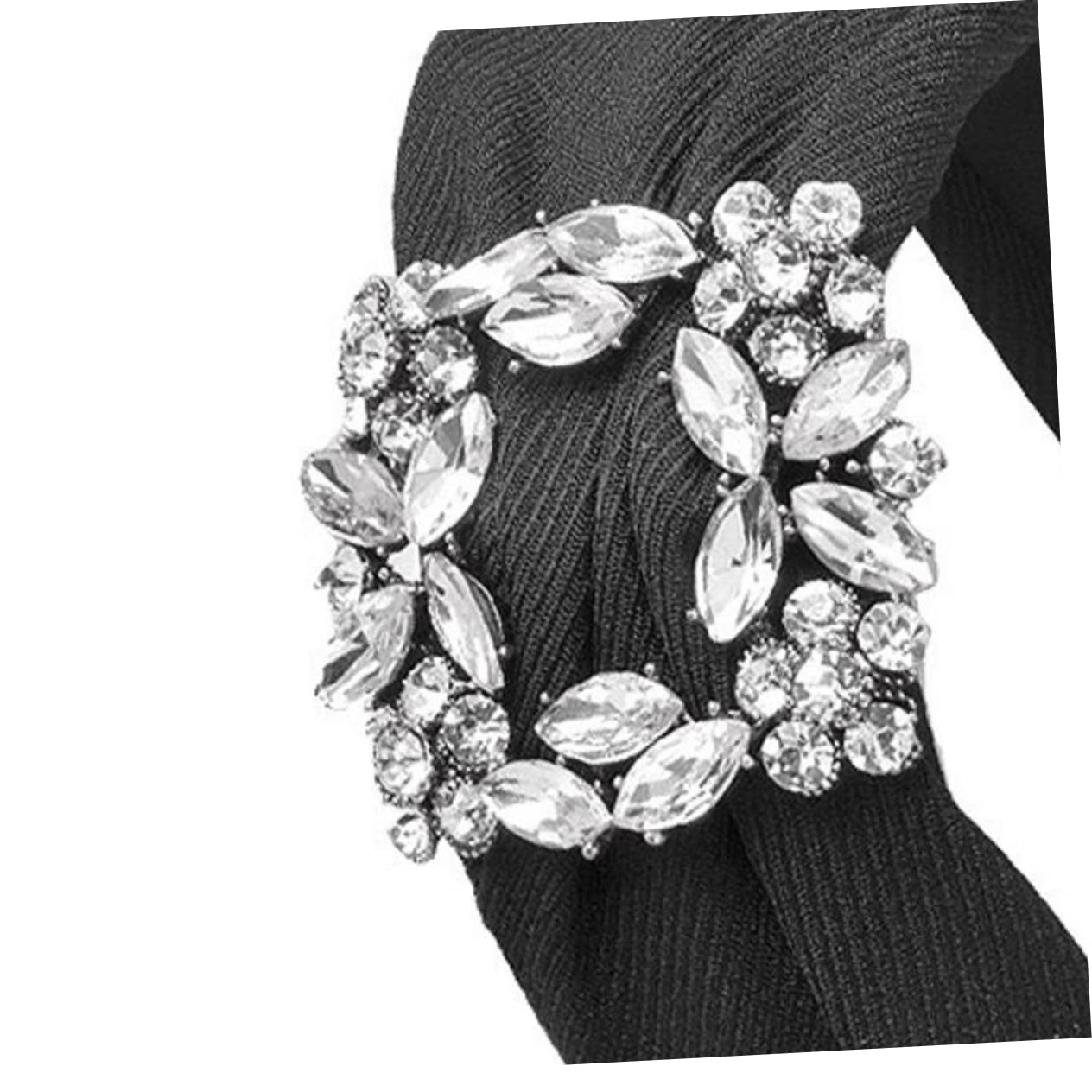 FOMIYES 3 Pack Rhinestone Crystal Headbands for Women - Elegant Elastic Hair Accessories Wide Headband for Parties, Weddings & Special Occasions