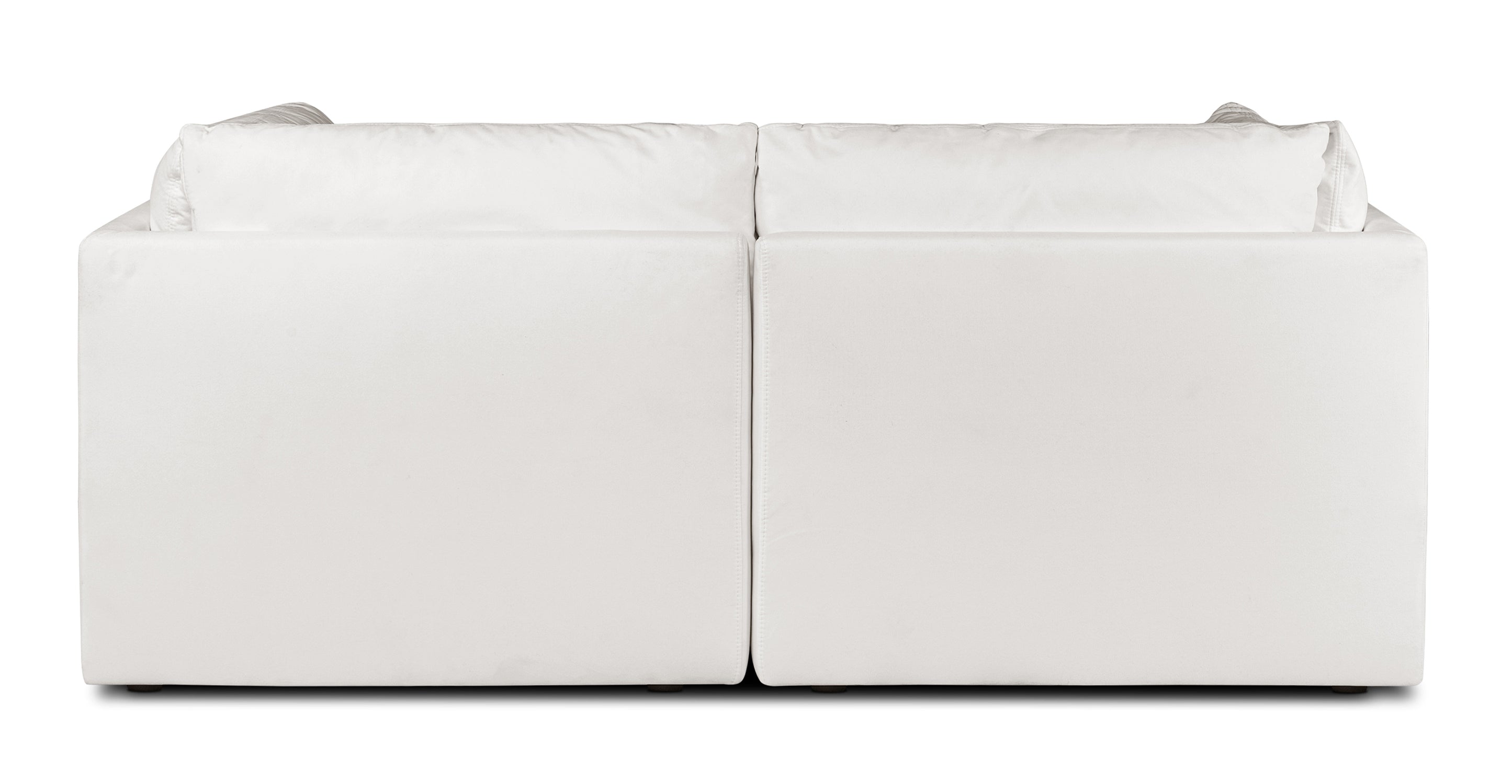 2-Seat Davos Modular Sofa - Modern Sectional Couch for Living Room, Lounge & Small Spaces