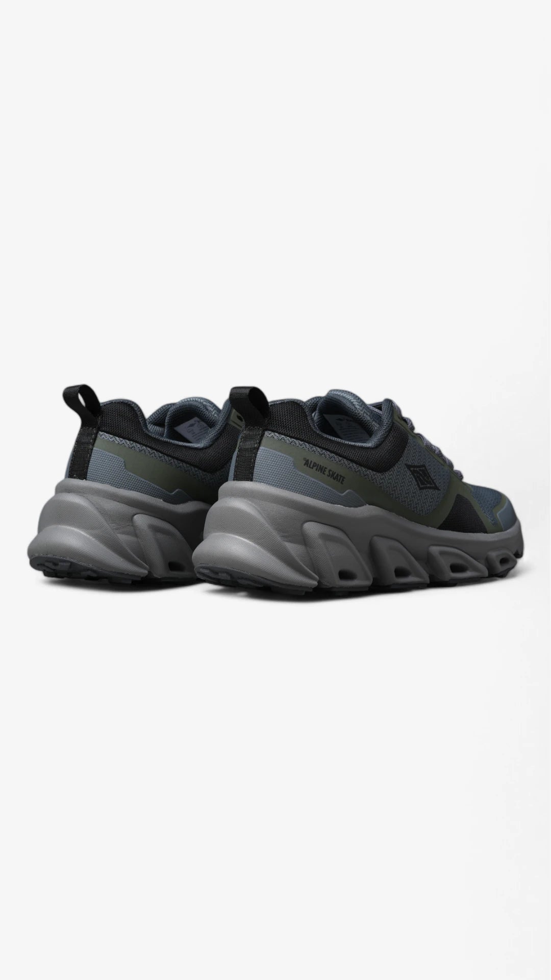 Alpine Skate Kalispell Grey & Black Skateboarding Shoes - Durable & Comfortable for Street Skating & Casual Wear
