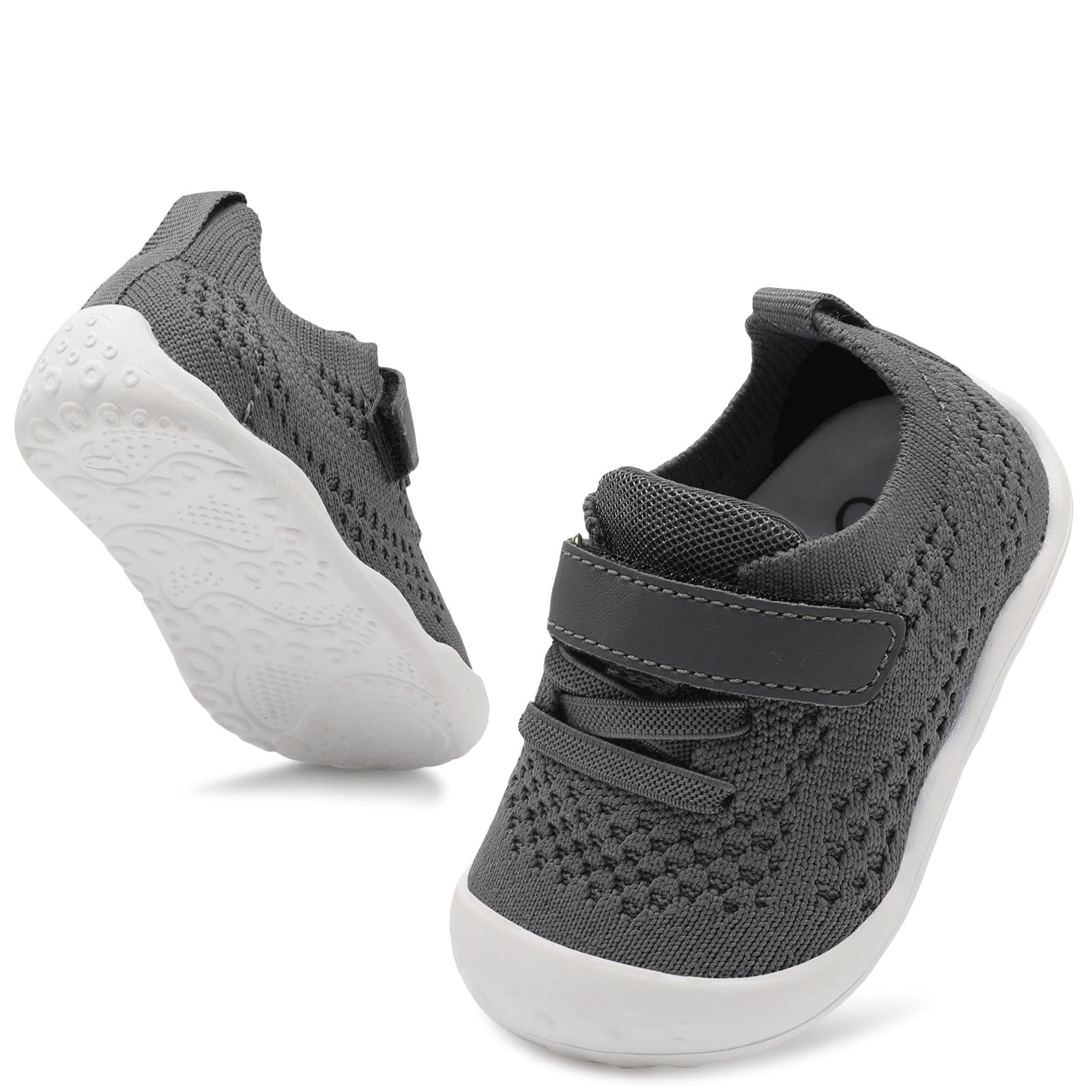 LeIsfIt Baby Walking Shoes for Girls & Boys - Soft Sole Non-Slip First Walkers - Lightweight Infant Sneakers for Early Steps - Perfect for Indoor Play, Outdoor Adventures & Special Occasions